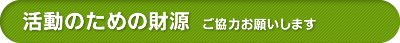 活動のための財源